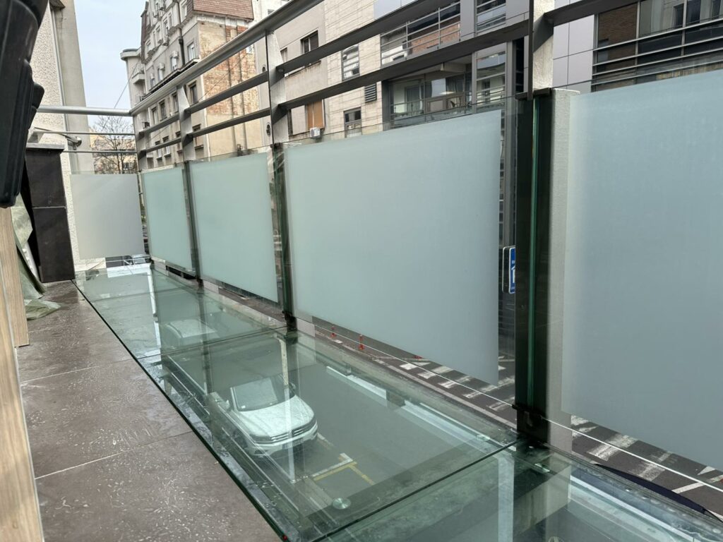 Frosted glass partition — placeholder photo